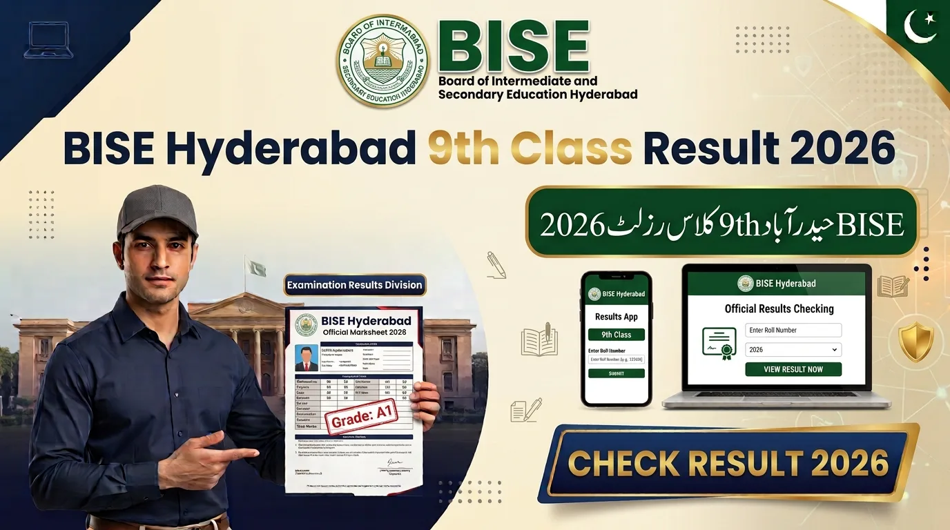 BISE Hyderabad 9th Class Result 2026 – Check SSC Part 1 Result