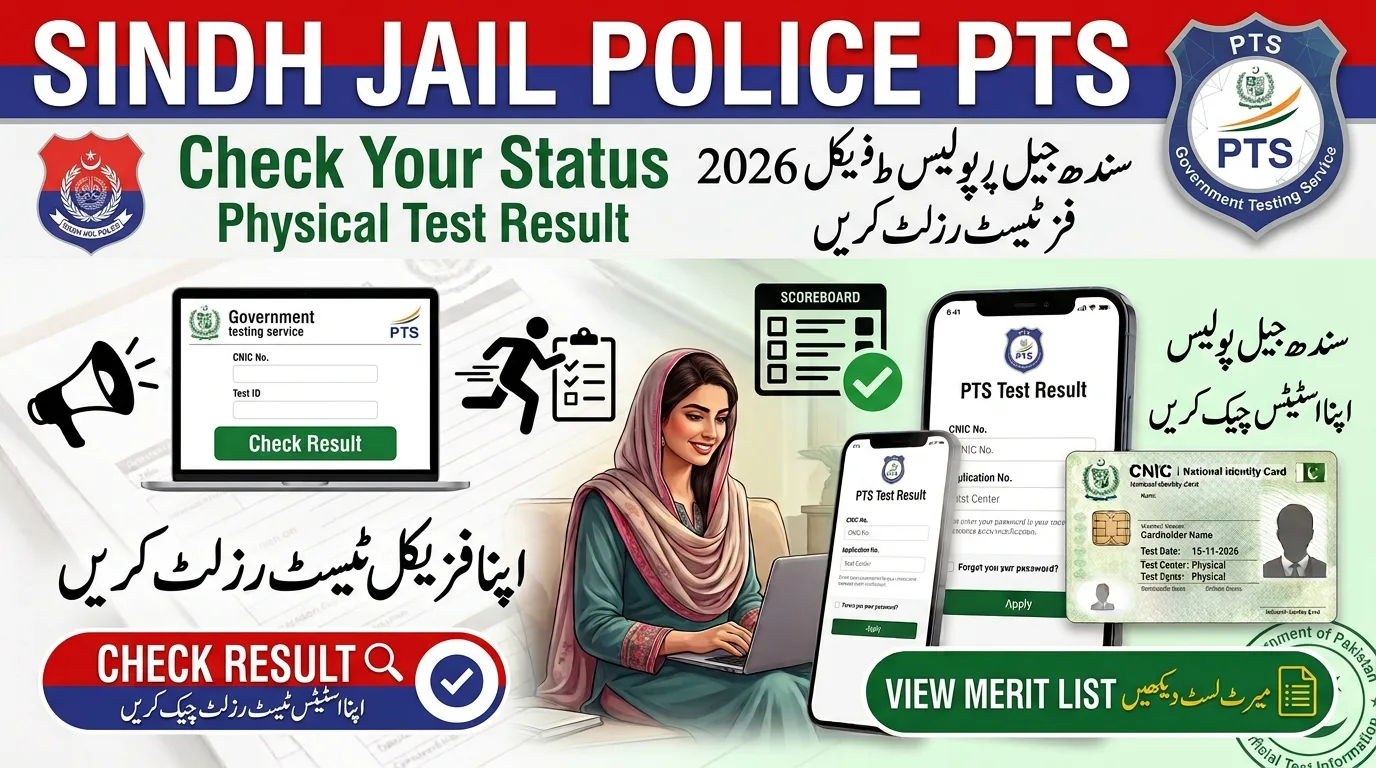 Sindh Jail Police PTS Physical Test Result