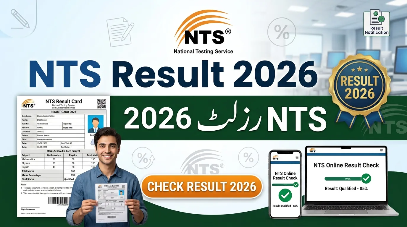 NTS Result 2026 By Roll No CNIC Check Online